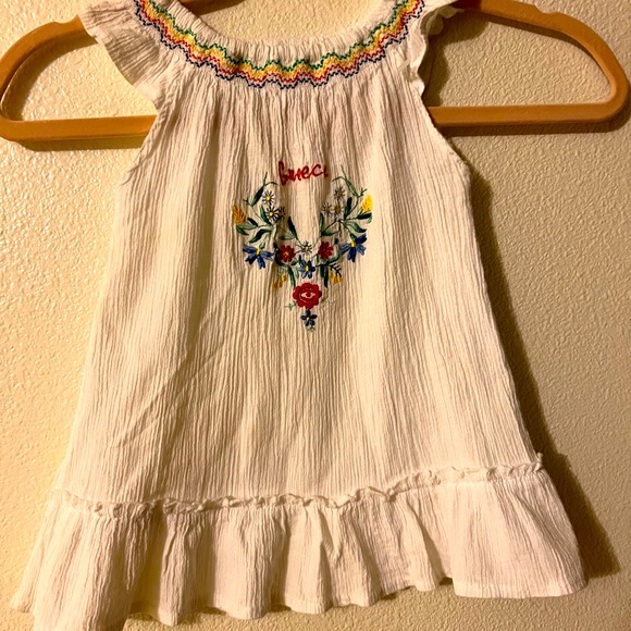 100 percent cotton girls dress made in greece - Picture 4 of 7
